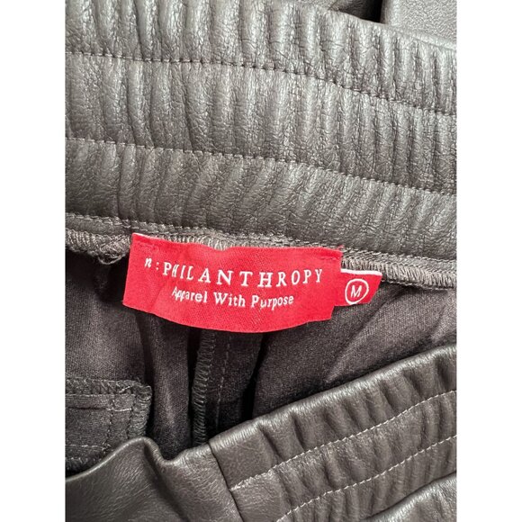 N:Philanthropy Scarlett Leather Jogger in Chocolate - Picture 5 of 5